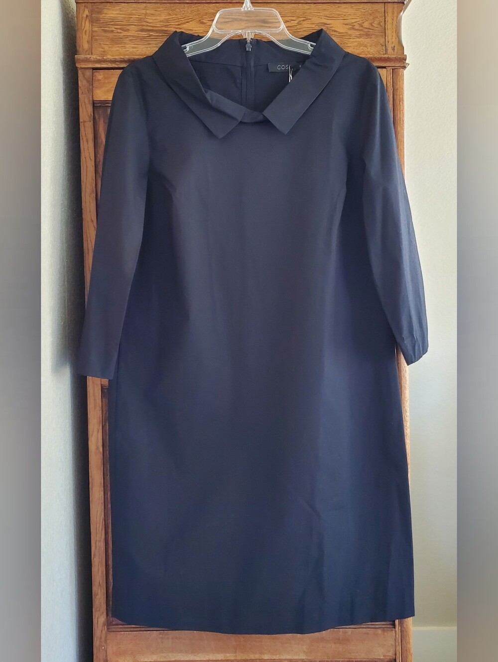 COS NAVY SHIFT DRESS NWT SIZE US 10